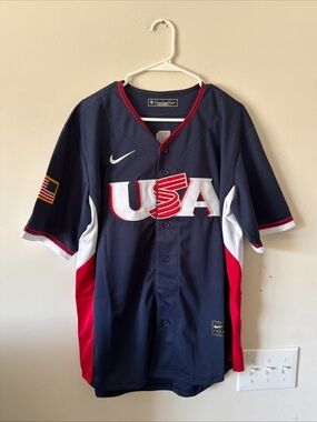 Men’s Nike Aaron Judge #99 Team USA World Baseball Classic Sz L RARE